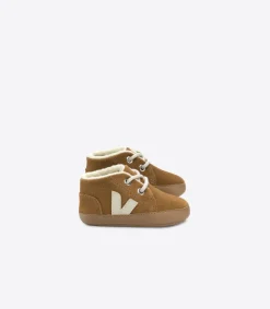 Kids VEJA BABY FURED SUEDE CAMEL PIERRE