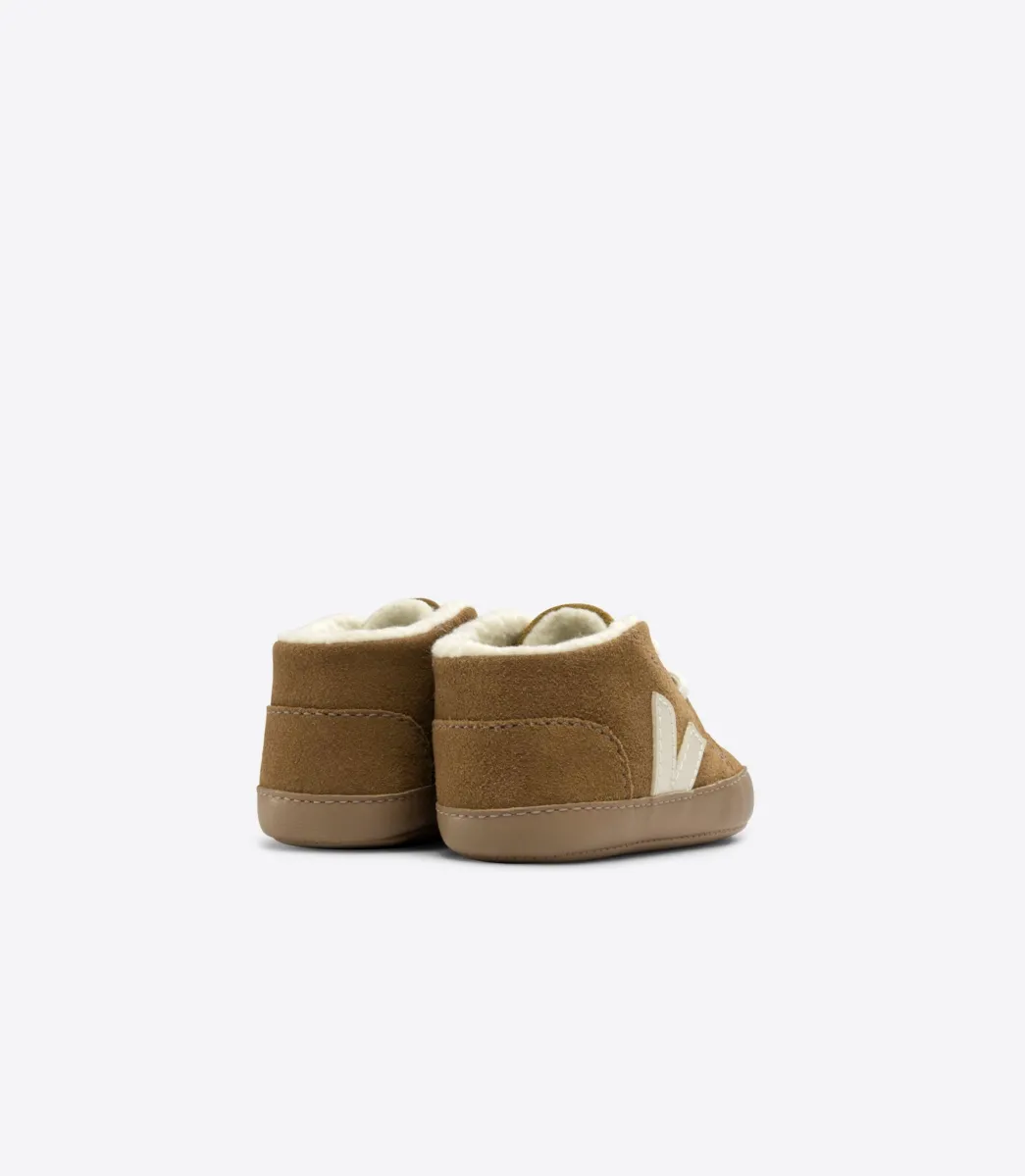 Kids VEJA BABY FURED SUEDE CAMEL PIERRE