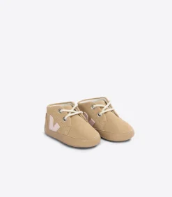 Kids VEJA BABY SUEDE DESERT PETALE