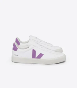 Women VEJA CAMPO LEATHER WHITE MULBERRY