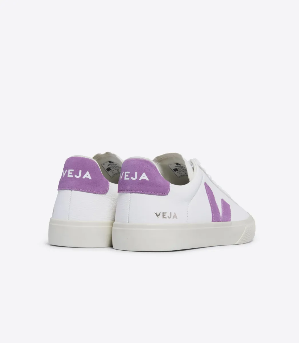 Women VEJA CAMPO LEATHER WHITE MULBERRY