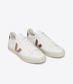 Women VEJA CAMPO LEATHER WHITE NACRE