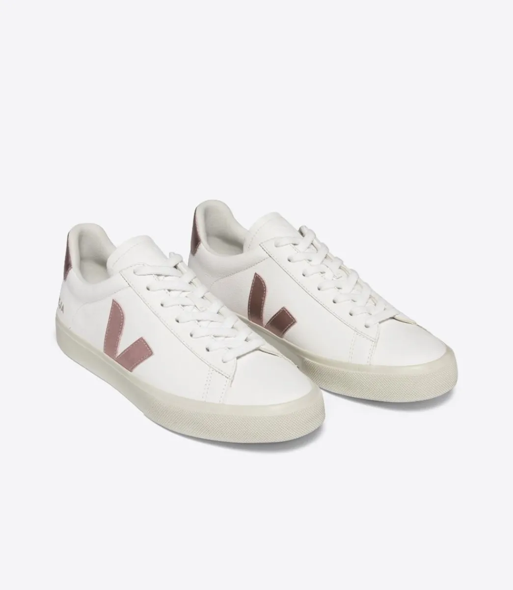 Women VEJA CAMPO LEATHER WHITE NACRE