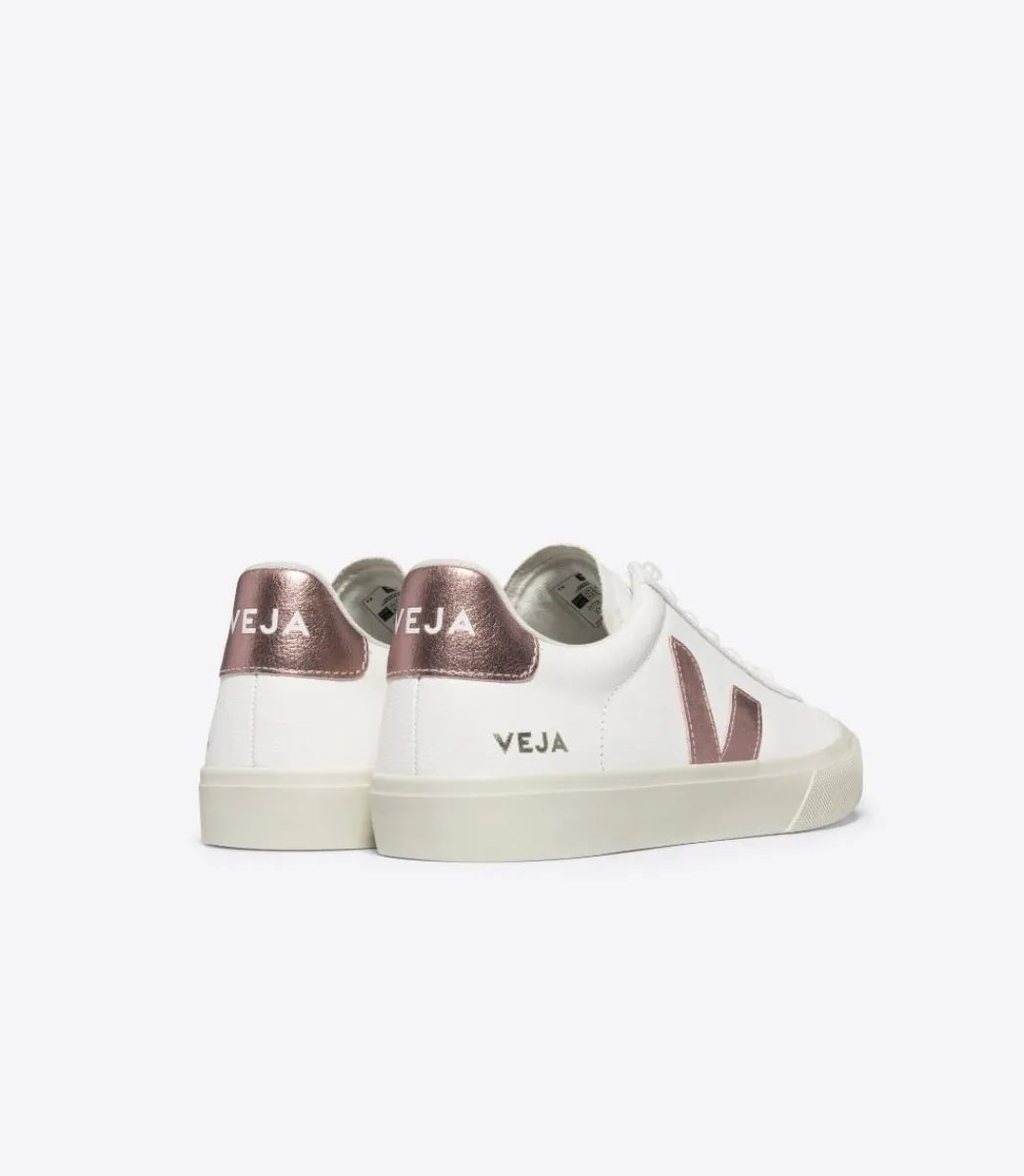Women VEJA CAMPO LEATHER WHITE NACRE