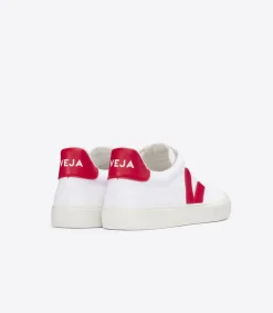 Women VEJA CAMPO CANVAS WHITE PEKIN