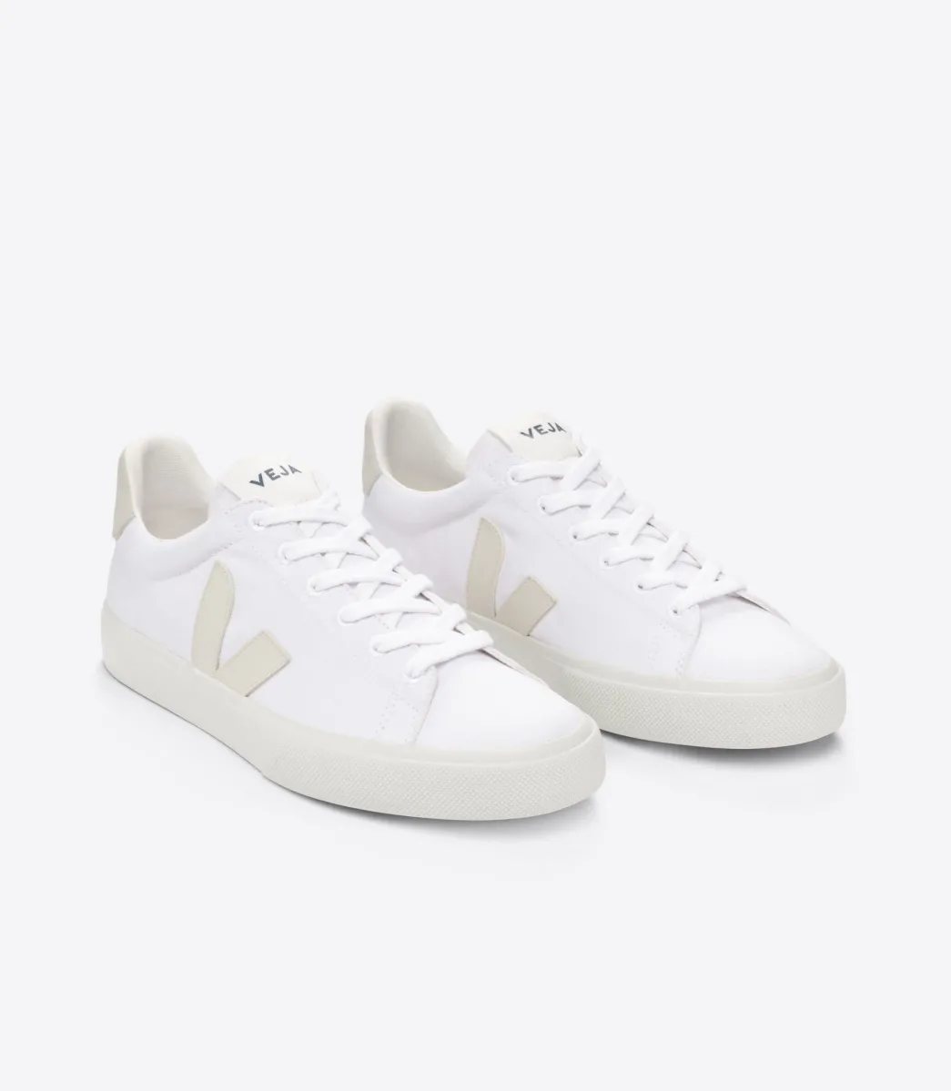 Women VEJA CAMPO CANVAS WHITE PIERRE