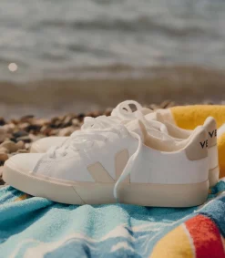 Women VEJA CAMPO CANVAS WHITE PIERRE
