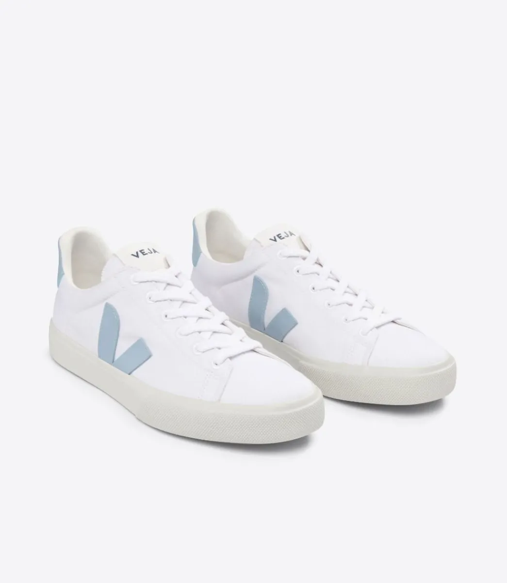 VEJA CAMPO CANVAS WHITE STEEL