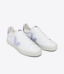 Women VEJA CAMPO CANVAS WHITE SWAN LAVANDE
