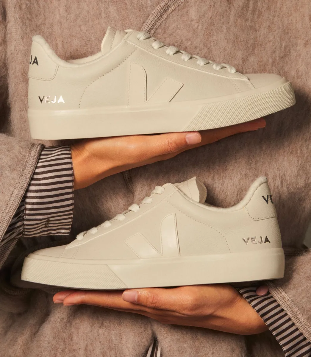 Women VEJA CAMPO FURED LEATHER PIERRE