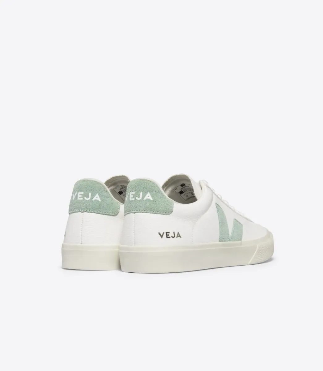 Women VEJA CAMPO LEATHER WHITE MATCHA