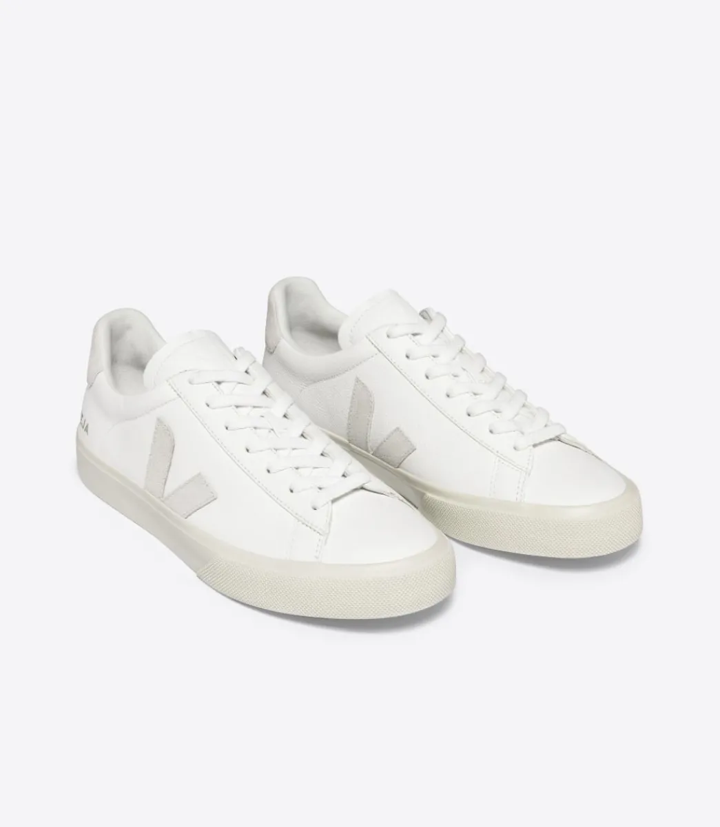 Women VEJA CAMPO LEATHER WHITE NATURAL