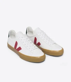 Women VEJA CAMPO LEATHER WHITE PEKIN POKER NATURAL
