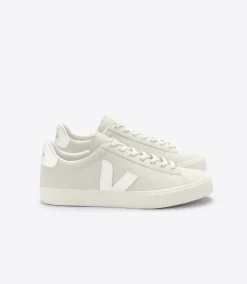 Women VEJA CAMPO SUEDE NATURAL WHITE