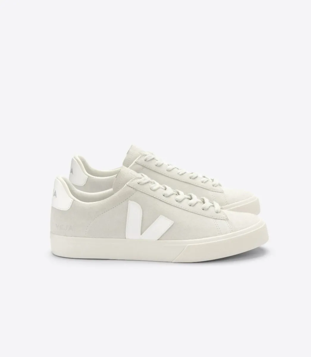 Women VEJA CAMPO SUEDE NATURAL WHITE