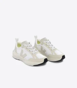 Kids VEJA CANARY ALVEOMESH WHITE PIERRE