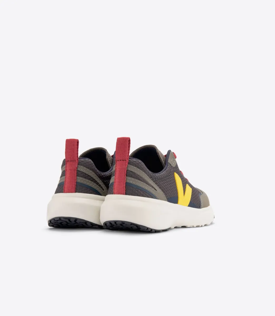Kids VEJA CANARY ELASTIC LACES ALVEOMESH GRAFITE TONIC