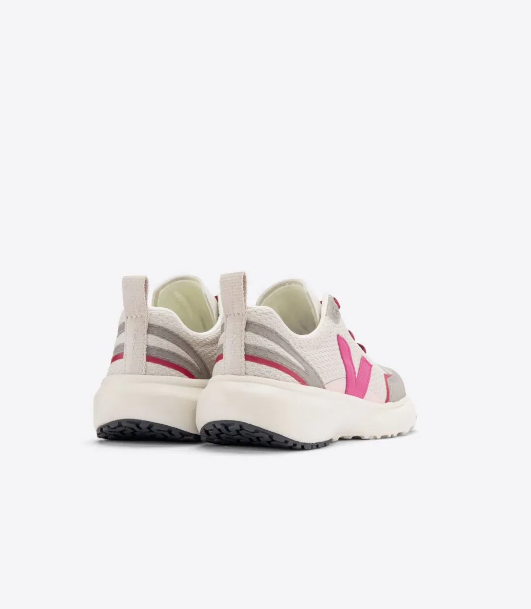 Kids VEJA CANARY ELASTIC LACES ALVEOMESH NATURAL MIA