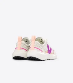 Kids VEJA CANARY ELASTIC LACES ALVEOMESH NATURAL LOTUS
