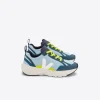 Kids VEJA CANARY ELASTIC LACES ALVEOMESH STEEL WHITE