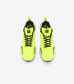 VEJA CONDOR MESH JAUNE FLUO WHITE