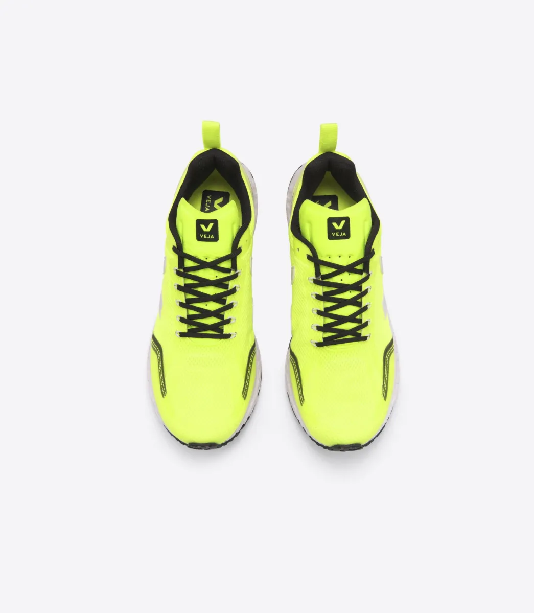 VEJA CONDOR MESH JAUNE FLUO WHITE