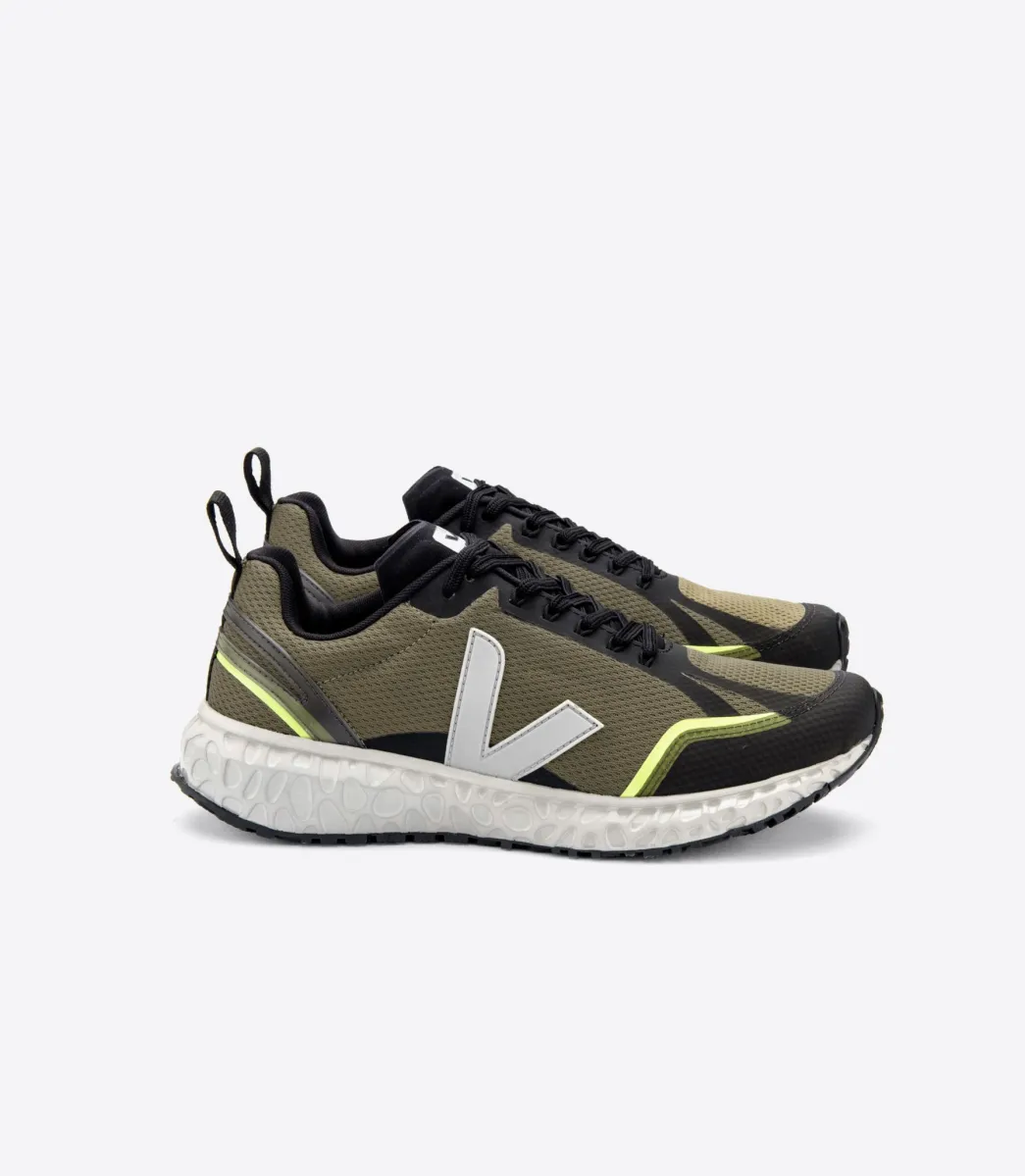 VEJA CONDOR MESH KAKI OXFORD GREY SOLE