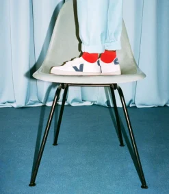 Kids VEJA ESPLAR LEATHER WHITE CALIFORNIA