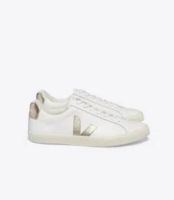 Women VEJA ESPLAR LEATHER WHITE PLATINE