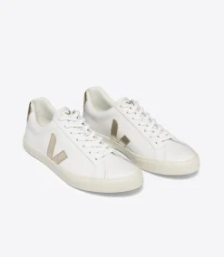 Women VEJA ESPLAR LEATHER WHITE PLATINE
