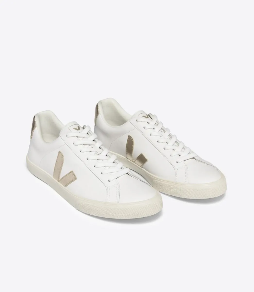 Women VEJA ESPLAR LEATHER WHITE PLATINE