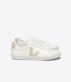 Women VEJA ESPLAR LEATHER WHITE SABLE