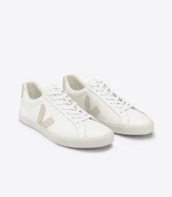 Women VEJA ESPLAR LEATHER WHITE SABLE