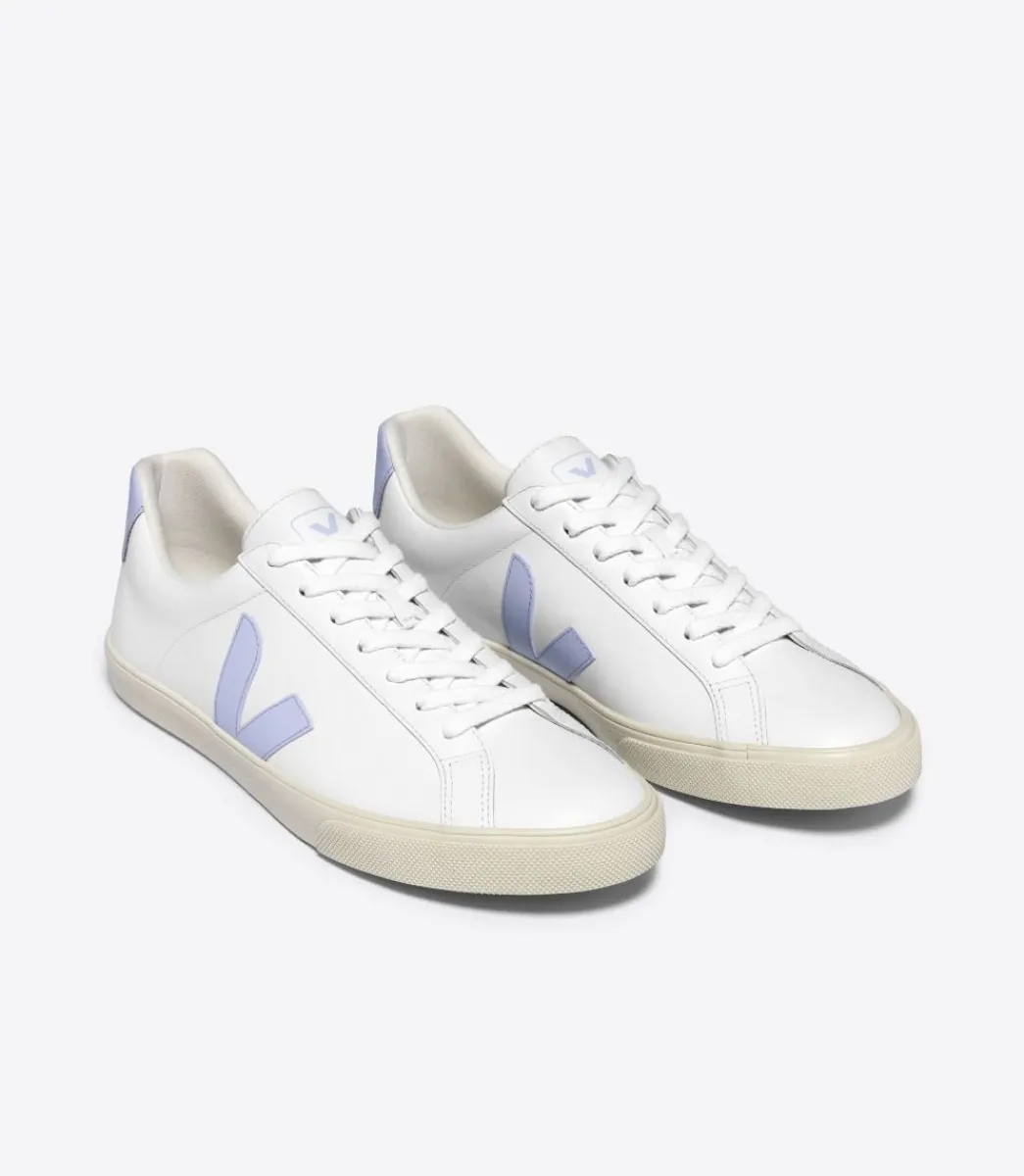 Women VEJA ESPLAR LEATHER WHITE SWAN