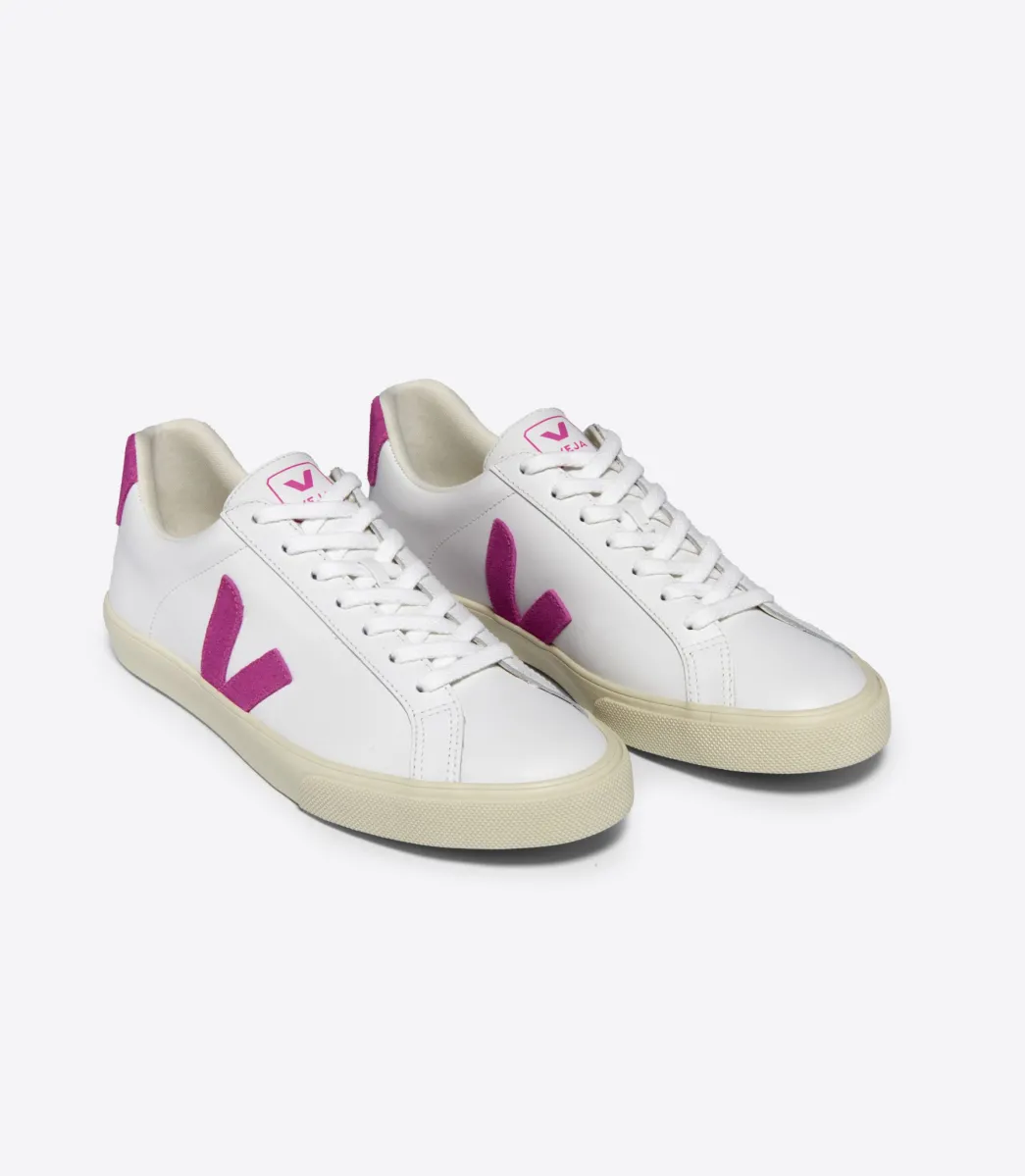 Women VEJA ESPLAR LEATHER WHITE ULTRAVIOLET