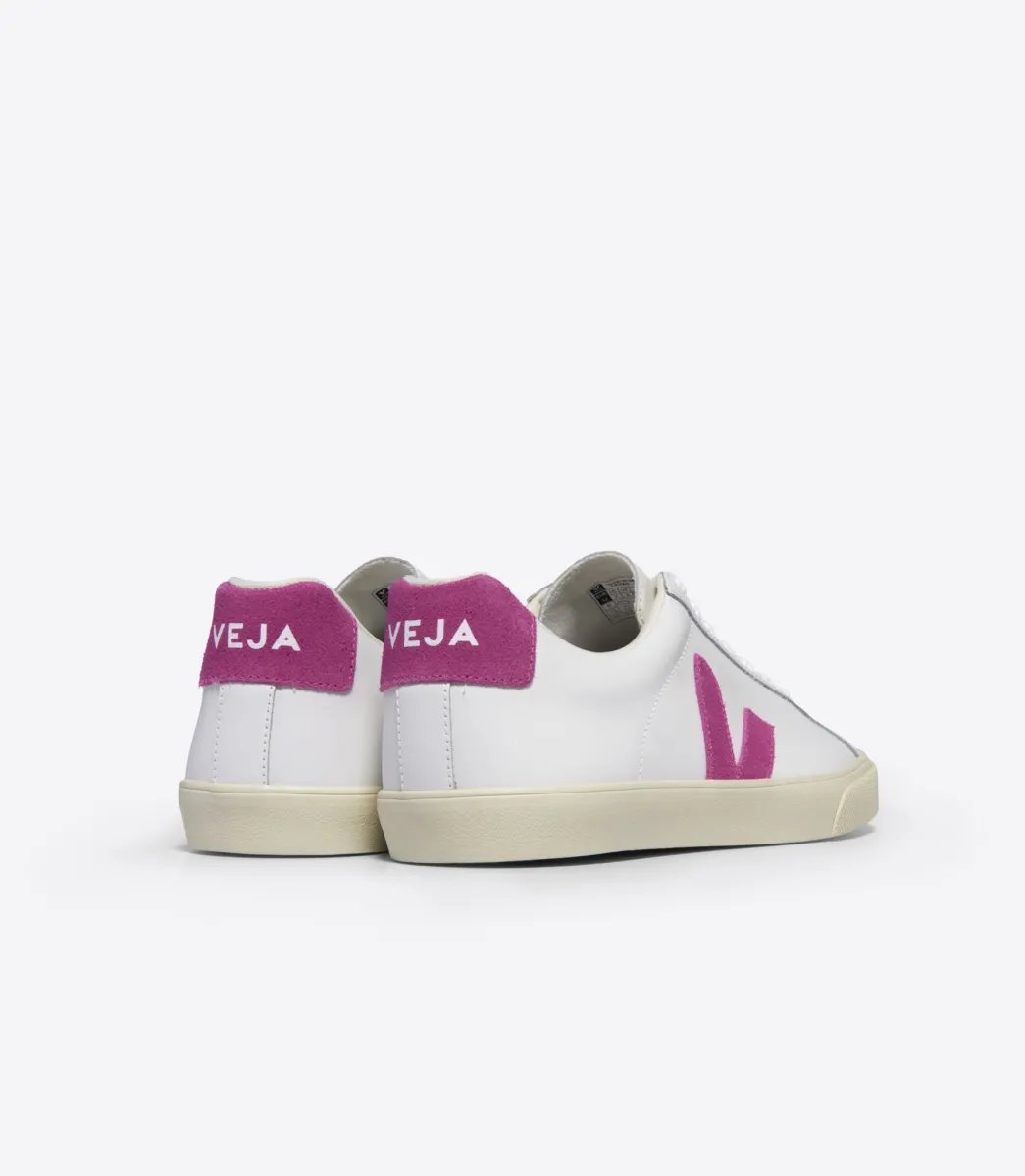 Women VEJA ESPLAR LEATHER WHITE ULTRAVIOLET