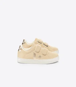 Kids VEJA ESPLAR SUEDE ALMOND PLATINE