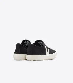 Kids VEJA FLIP ELASTIC LACES CANVAS BLACK PIERRE