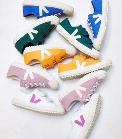 Kids VEJA FLIP ELASTIC LACES CANVAS BABE PIERRE