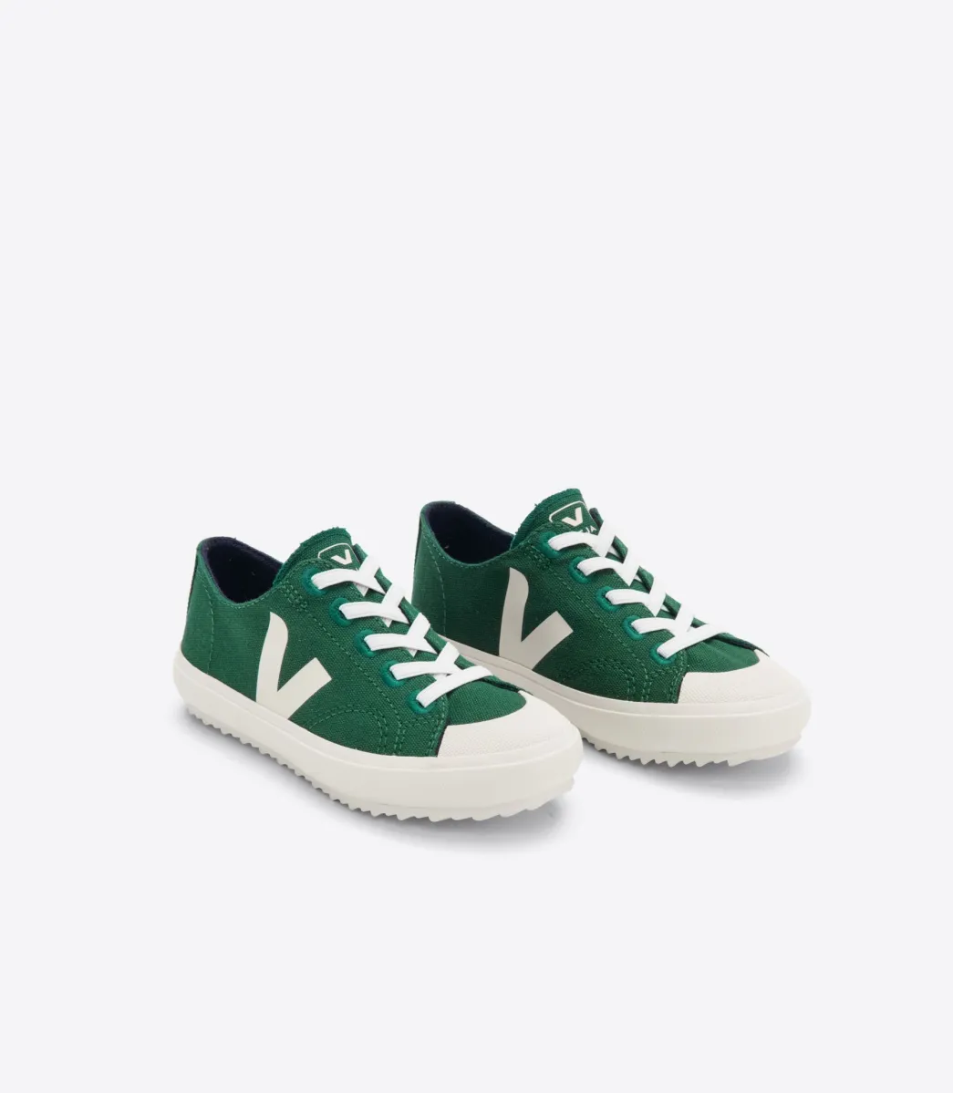 Kids VEJA FLIP ELASTIC LACES CANVAS POKER PIERRE