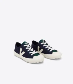 Kids VEJA FLIP LACES CANVAS MULTICO MARINE