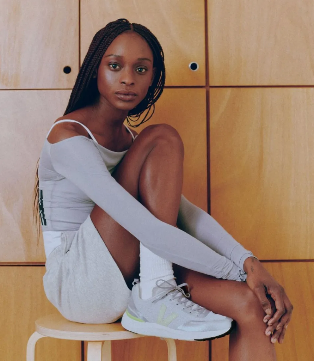 Women VEJA IMPALA ENGINEERED-MESH GREY PIERRE SILVER