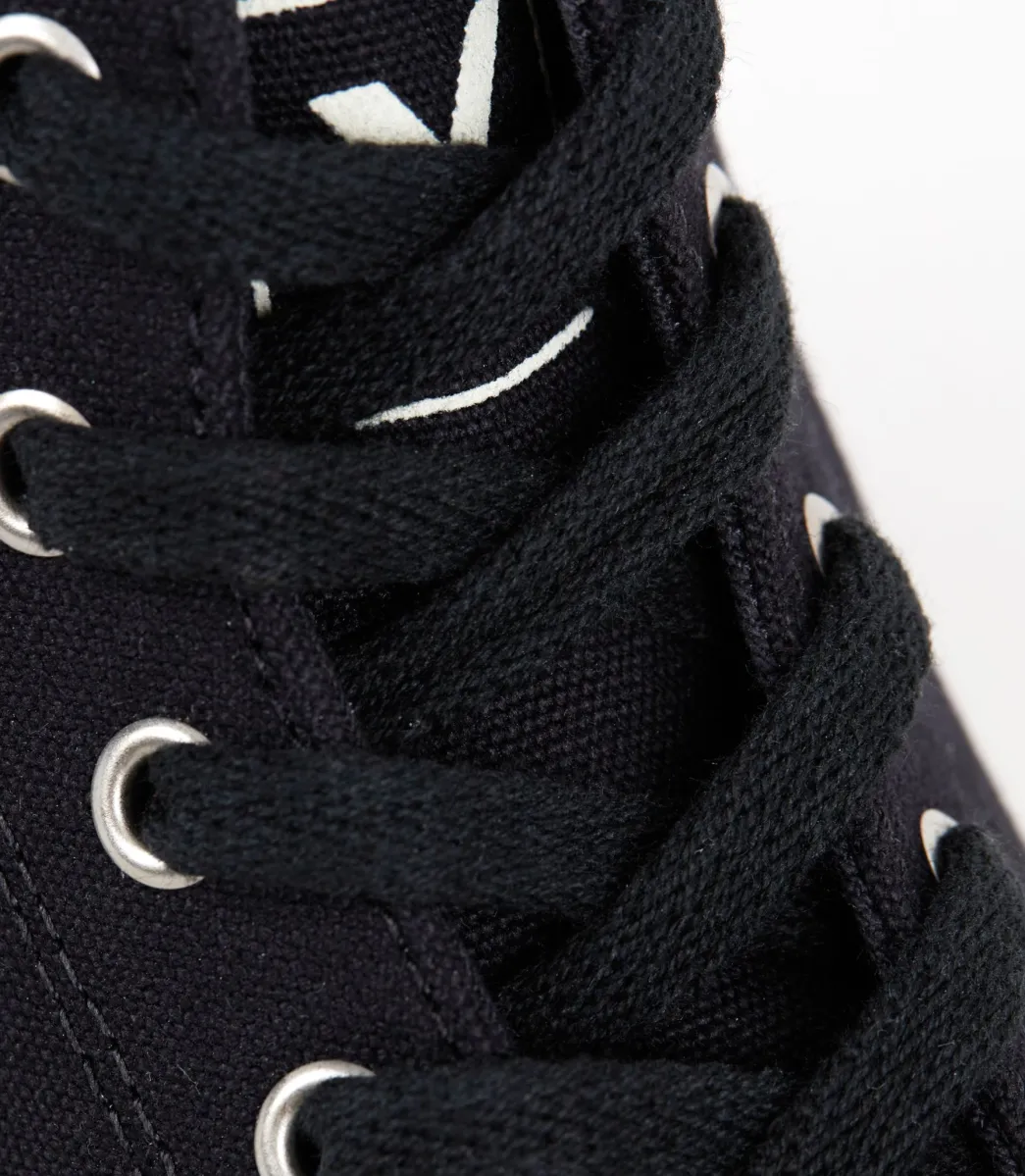Women VEJA LACES ORGANIC COTTON BLACK