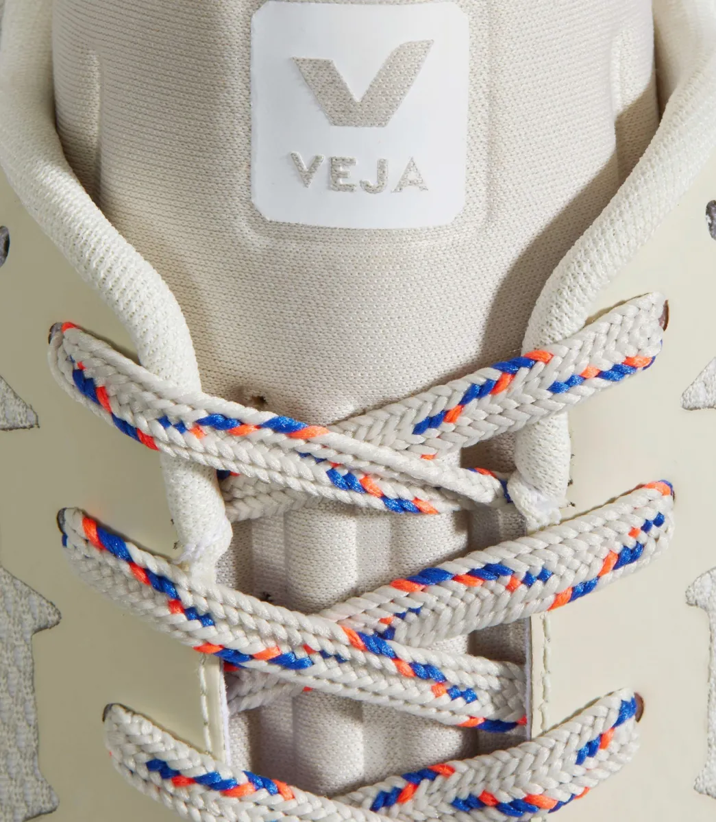 Women VEJA LACES PET NATURAL PAROS ORANGE FLUO