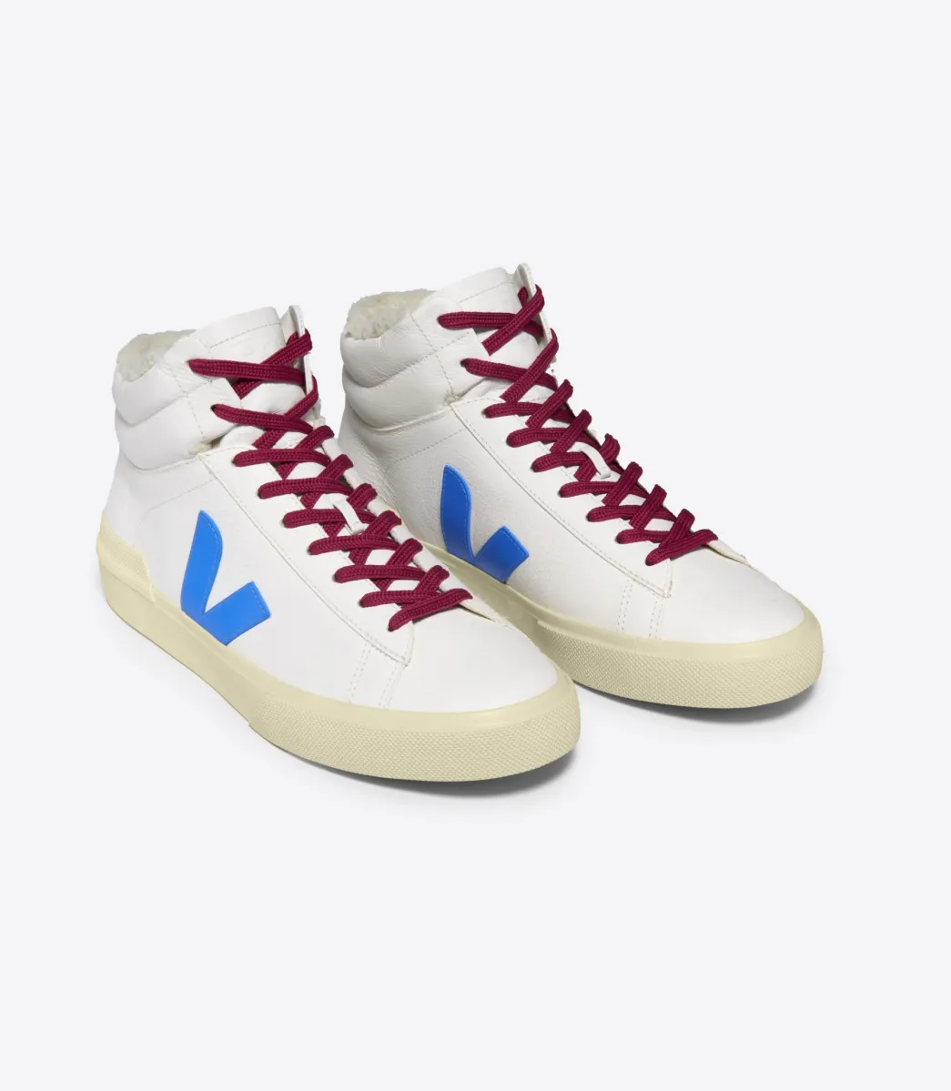 Women VEJA MINOTAUR FURED LEATHER WHITE EGEE
