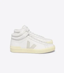 Women VEJA MINOTAUR LEATHER WHITE PIERRE BUTTER