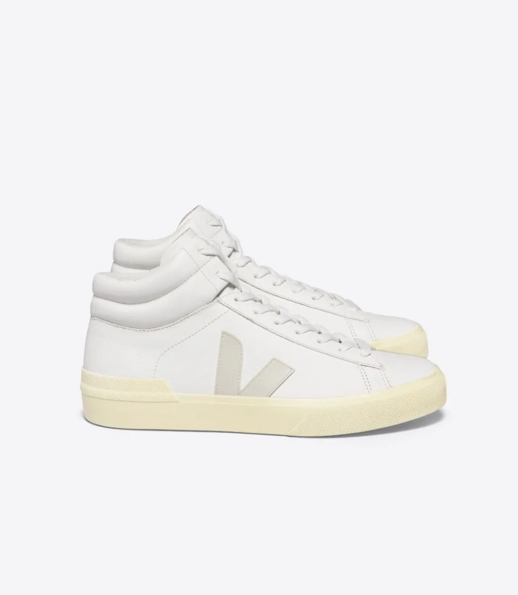 Women VEJA MINOTAUR LEATHER WHITE PIERRE BUTTER