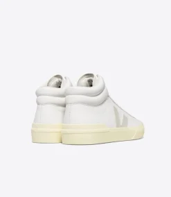 Women VEJA MINOTAUR LEATHER WHITE PIERRE BUTTER