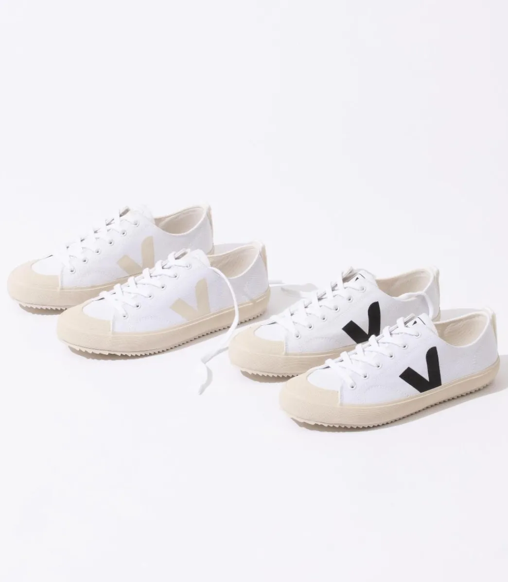 VEJA NOVA CANVAS WHITE BLACK