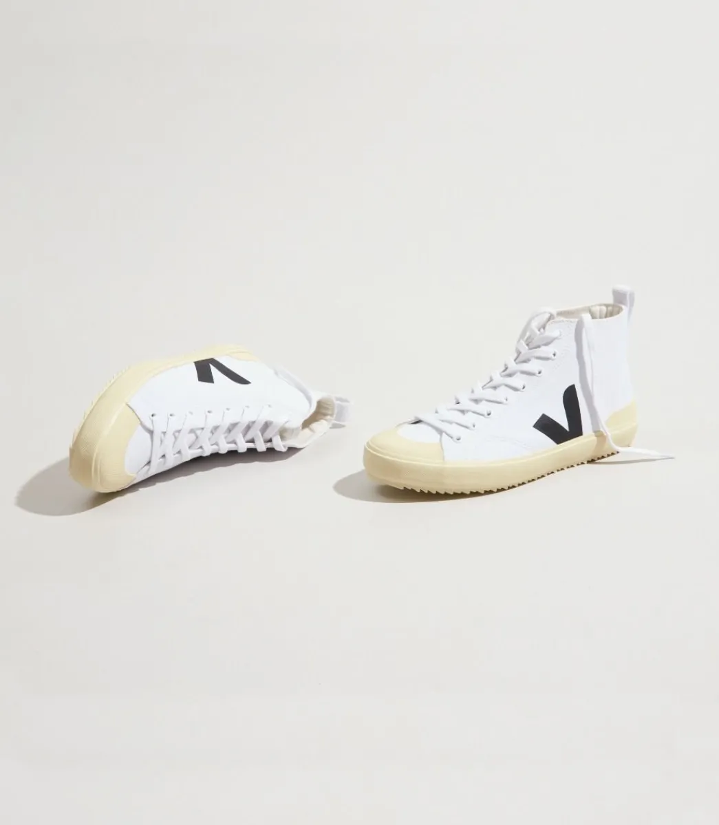 VEJA NOVA HT CANVAS WHITE BLACK BUTTER SOLE